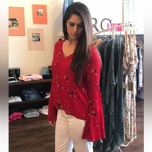 Gentle Fawn Bell Sleeve Blouse